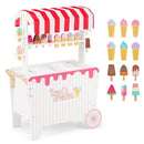 Ice Cream Cart Playset with Display Rack and Accessories by LJGDeals