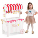 Ice Cream Cart Playset with Display Rack and Accessories by LJGDeals