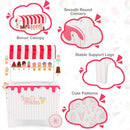 Ice Cream Cart Playset with Display Rack and Accessories by DirectDeals