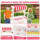Ice Cream Cart Playset with Display Rack and Accessories by DirectDeals