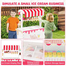 Ice Cream Cart Playset with Display Rack and Accessories by LJGDeals
