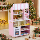 Kids Ice Cream Shop Playset with 27 Accessories - Ages 3+