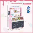 Kids Ice Cream Shop Playset with 27 Accessories - Ages 3+ by LJGDeals