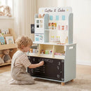 Kids Ice Cream Shop Playset with 27 Accessories - Ages 3+ by LJGDeals