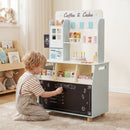 Kids Ice Cream Shop Playset with 27 Accessories - Ages 3+