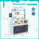 Kids Ice Cream Shop Playset with 27 Accessories - Ages 3+ by LJGDeals