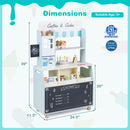 Kids Ice Cream Shop Playset with 27 Accessories - Ages 3+