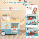 Kids Ice Cream Truck Pretend Play Set for Toddlers with Vending Machine by LJGDeals