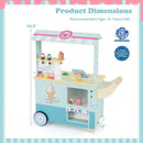 Kids Ice Cream Truck Pretend Play Set for Toddlers with Vending Machine by LJGDeals