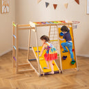 Kids Indoor Playground 6-in-1 Jungle Gym for 3-14 Years Olds by LJGDeals