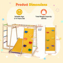 Kids Indoor Playground 6-in-1 Jungle Gym for 3-14 Years Olds by LJGDeals