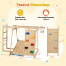 Kids Indoor Playground 6-in-1 Jungle Gym for 3-14 Years Olds by LJGDeals
