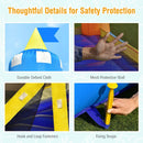 Kids Inflatable Bounce House Magic Castle with Large Jumping Area with 735W Blower by DirectDeals