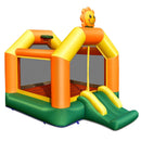 Kids Inflatable Bounce House with Slide and Basketball Rim with 735W Blower by LJGDeals