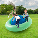 7.5 Foot Giant Inflatable Dome Rocker Bouncer with 6 Built-in Handles for Kids-Green by DirectDeals