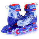Kids Inline Skates with Light Up Wheels for Beginners Ages 9-14