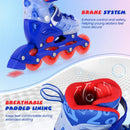 Kids Inline Skates with Light Up Wheels for Beginners Ages 9-14 by LJGDeals