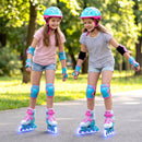 Kids Inline Skates with Light Up Wheels for Beginners Ages 9-14 by LJGDeals