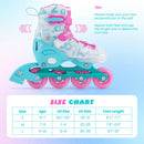 Kids Inline Skates with Light Up Wheels for Beginners Ages 9-14