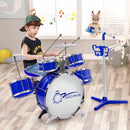 Kids Jazz Drum Keyboard Set with Stool and Microphone Stand by LJGDeals