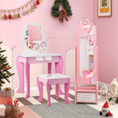 Kids Jewelry Armoire Cabinet with Storage and 2 Tilt Angles by LJGDeals