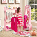 Kids Jewelry Armoire Cabinet with Storage and 2 Tilt Angles by LJGDeals