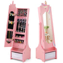 Kids Jewelry Armoire Cabinet with Storage and 2 Tilt Angles by LJGDeals