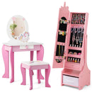 Kids Jewelry Armoire Cabinet with Storage and 2 Tilt Angles by LJGDeals