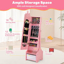 Kids Jewelry Armoire Cabinet with Storage and 2 Tilt Angles by LJGDeals
