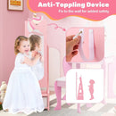 Kids Jewelry Armoire Cabinet with Storage and 2 Tilt Angles by LJGDeals