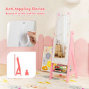 Kids Jewelry Organizer with Full Length Mirror Drawers and Storage Shelves-White by LJGDeals
