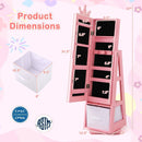 Kids Jewelry Armoire Cabinet with Large Storage Capacity and Swivel Base by LJGDeals