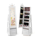Kids Jewelry Armoire Cabinet with Large Storage Capacity and Swivel Base by LJGDeals