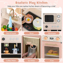 Kids Kitchen Playset with Microwave and Coffee Maker for Ages 3+ by LJGDeals
