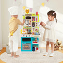 Kids Kitchen Playset Pretend Play Kitchen with Realistic Sounds and Lights by LJGDeals