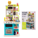Kids Kitchen Playset Pretend Play Kitchen with Realistic Sounds and Lights by LJGDeals