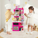Kids Kitchen Playset Pretend Play Kitchen with Realistic Sounds and Lights by LJGDeals