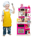 Kids Kitchen Playset Pretend Play Kitchen with Realistic Sounds and Lights by LJGDeals