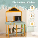 Kids Kitchen Playset with Root Viewer Planter and Rotatable Faucet by LJGDeals