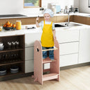 Kids Kitchen Tower Adjustable with Chalkboard and Safety Rail by DirectDeals