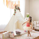 Kids Lace Teepee Tent Folding Children Playhouse with Bag by LJGDeals