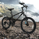 Kids Mountain Bike 20 24 Inch Child Bicycle for Boys Girls Aged 8+ Years Old Black by LJGDeals