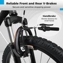 Kids Mountain Bike 20 24 Inch Child Bicycle for Boys Girls Aged 8+ Years Old Black by LJGDeals