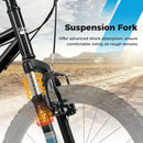 Kids Mountain Bike 20 24 Inch Child Bicycle for Boys Girls Aged 8+ Years Old Black by LJGDeals