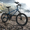 Kids Mountain Bike 20 24 Inch Child Bicycle for Boys Girls Aged 8+ Years Old Navy by LJGDeals