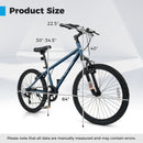 Kids Mountain Bike 20 24 Inch Child Bicycle for Boys Girls Aged 8+ Years Old Navy