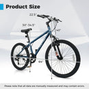 Kids Mountain Bike 20 24 Inch Child Bicycle for Boys Girls Aged 8+ Years Old Navy by LJGDeals