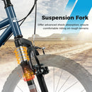 Kids Mountain Bike 20 24 Inch Child Bicycle for Boys Girls Aged 8+ Years Old Navy by LJGDeals