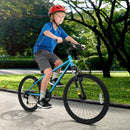 Kids Mountain Bike 20 24 Inch Child Bicycle for Boys Girls Aged 8+ Years Old Blue