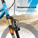 Kids Mountain Bike 20 24 Inch Child Bicycle for Boys Girls Aged 8+ Years Old Blue by LJGDeals